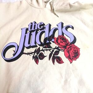The Judds Final Tour Concert Hoodie with Dates Locations on Back Large